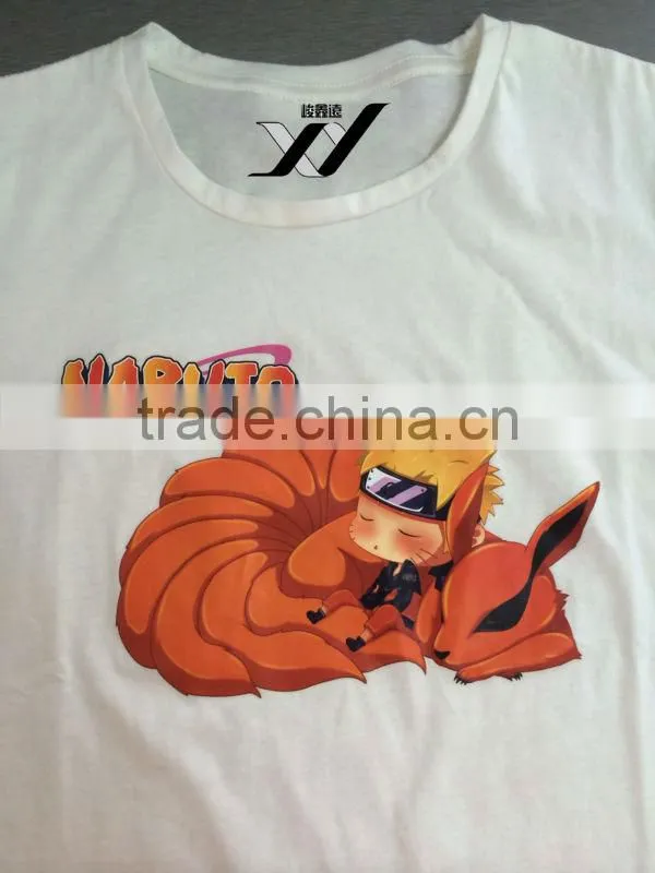 custom kids short sleeve t shirts with cartoon printing