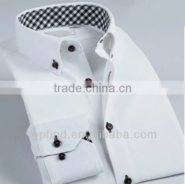 Men plain long sleeve dress Shirts