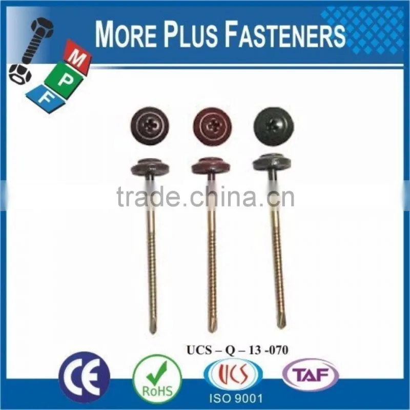 Made in Taiwan Head Painted Self Drilling Screws