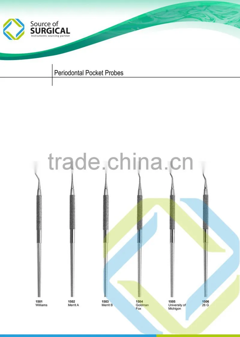 62 Periodontia instruments