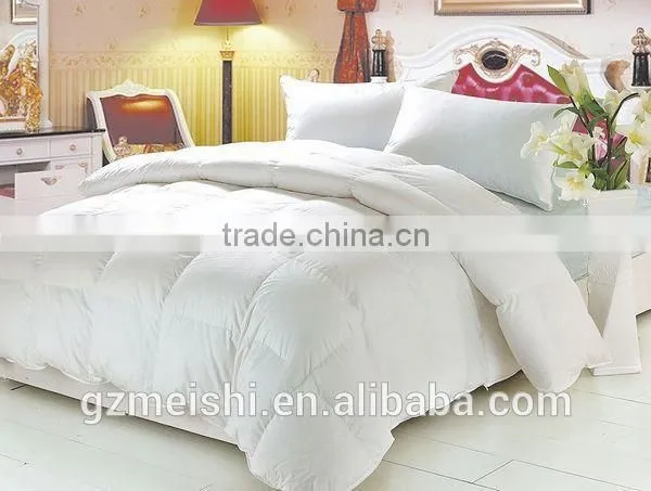 Fancy down proof fabric duck down comforter duvet