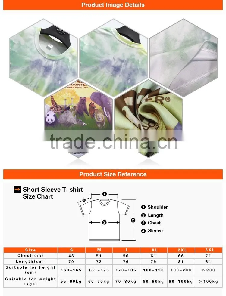 printing white 100 polyester sublimation t shirt