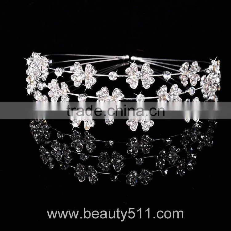 Astergarden Real Photo wedding accessory Tiara crown ASJ016