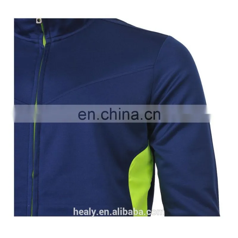 Full Sublimation polyester Slim Fit men's Jogging track top