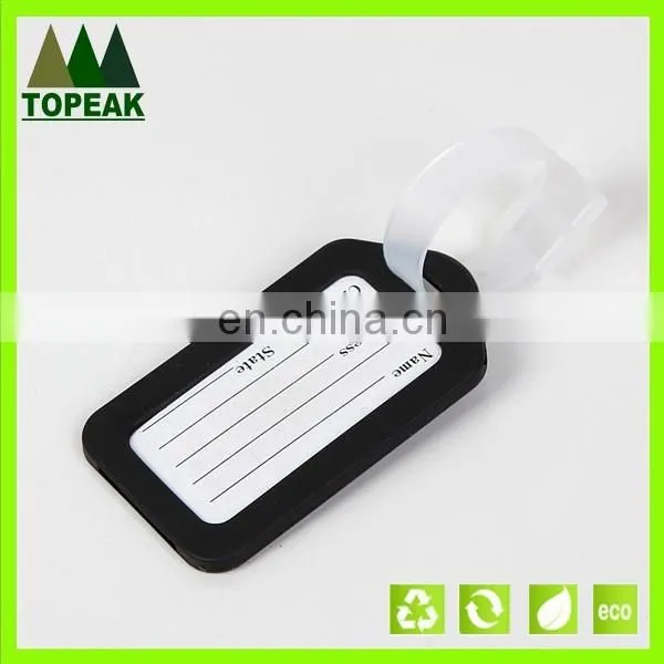 Popular Promotional Gifts With Client Logo Custom PVC Luggage Tag