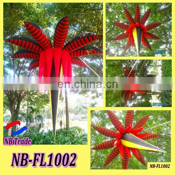 New style attractive decoration inflatable LED star /inflatable LED flower