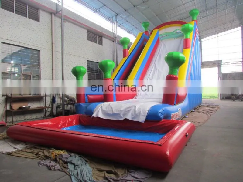 Commercial commercial water swimming pool slide inflatable combo for sale