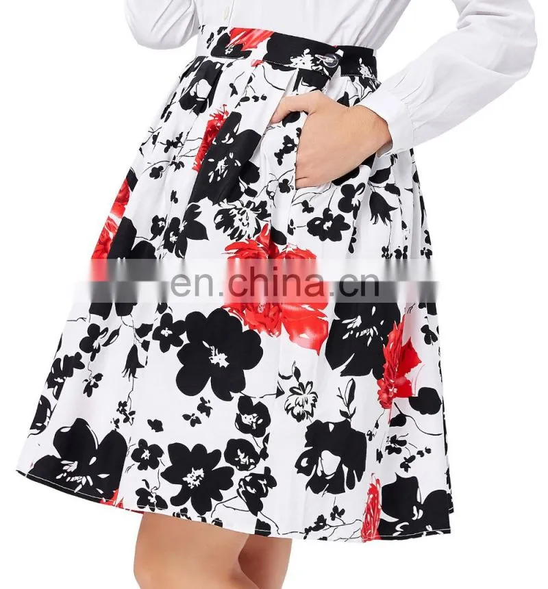 19 Colors ! Grace Karin Cheap Occident Short Vintage Cotton 50s Retro Skirt CL6294-12#