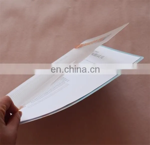 A4/A5 L shape clear PP plastic file folder