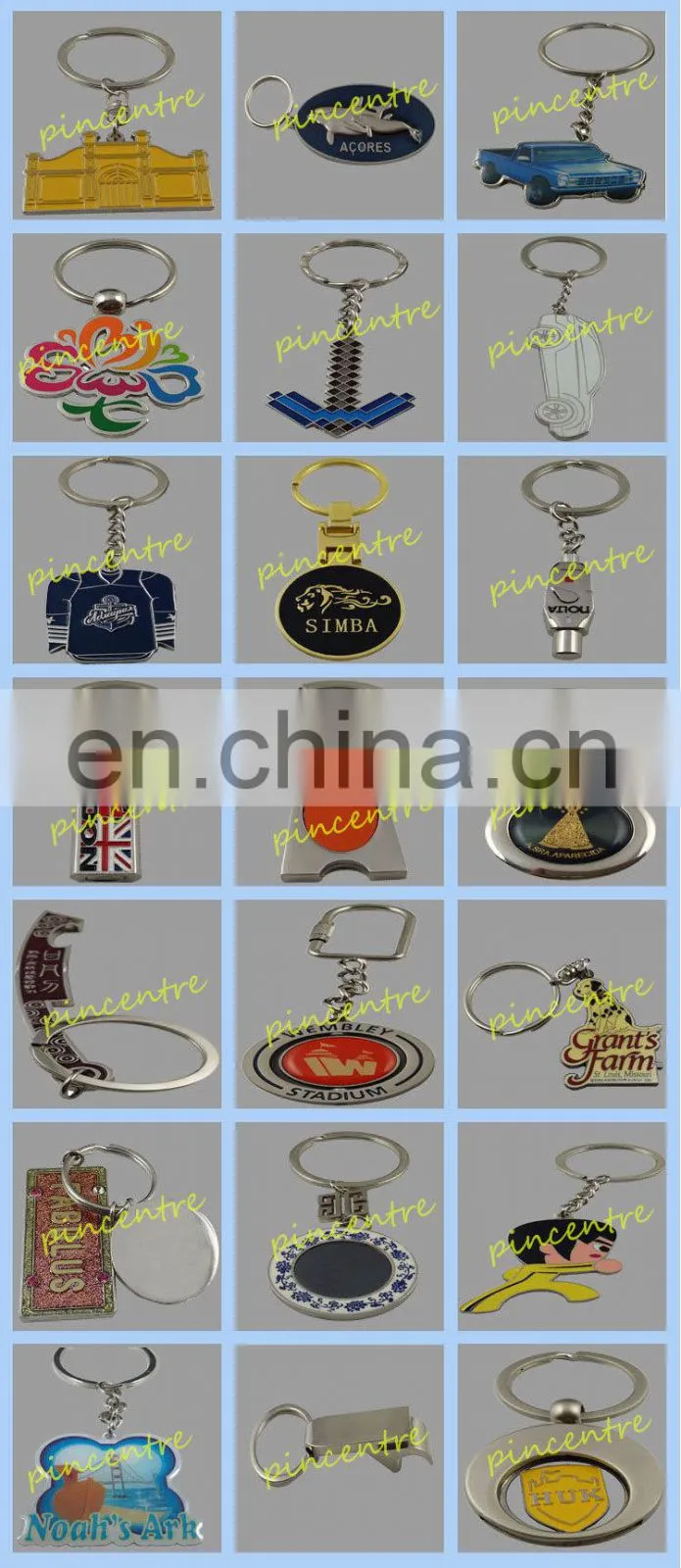 Customized Design Fancy Promotion custom metal figure key chain