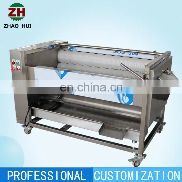 Factory price wholesale cassava ginger yam fruit baby carrot peeler sweet potato papaya vegetable peeling washing machine