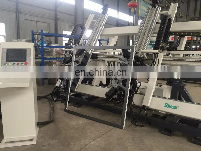 Aluminum Window Automatic Four Corners Aluminum Profile Crimping Machine