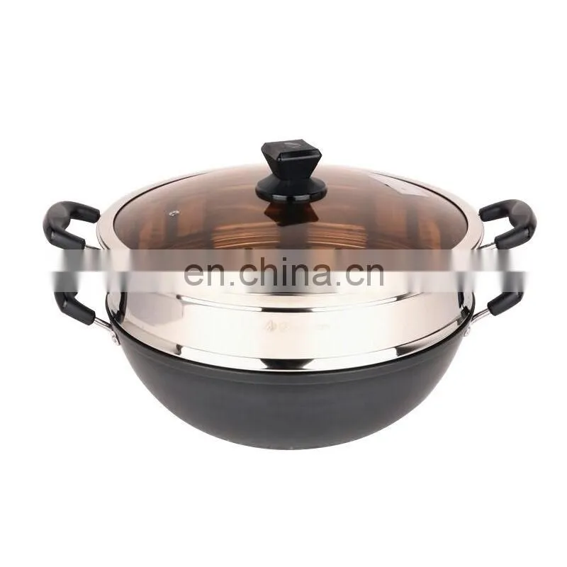 Multi-functional cast iron Electric Steamer Cooking Pot for home