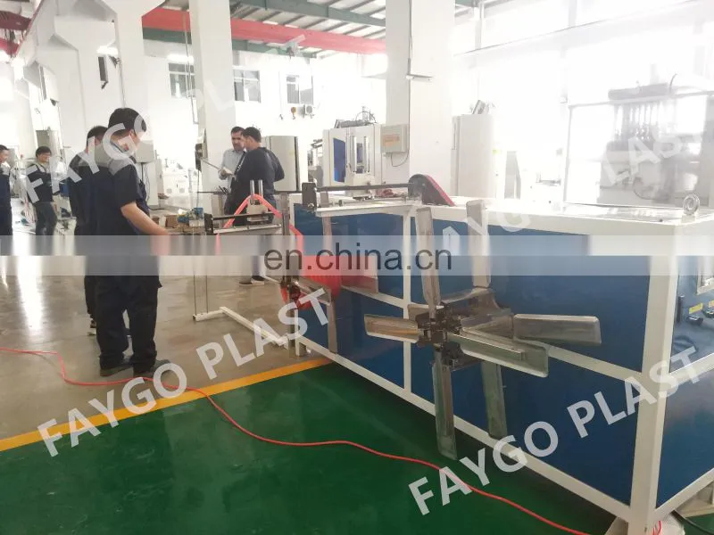 PP PE PVC single wall corrugated pipe making machine/ electric conduit pipe machine