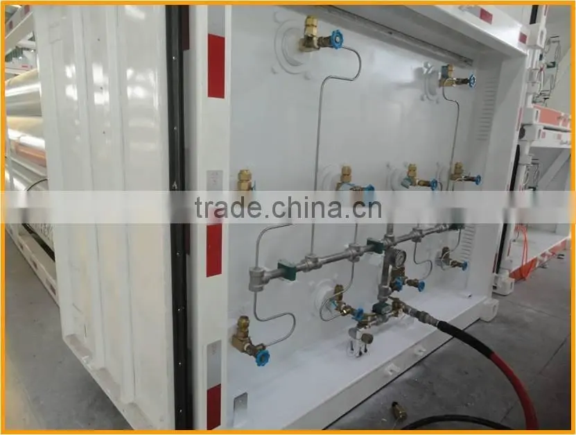 Yukun GSX08-2915-CNG-25 8 tubes transport trailer sales
