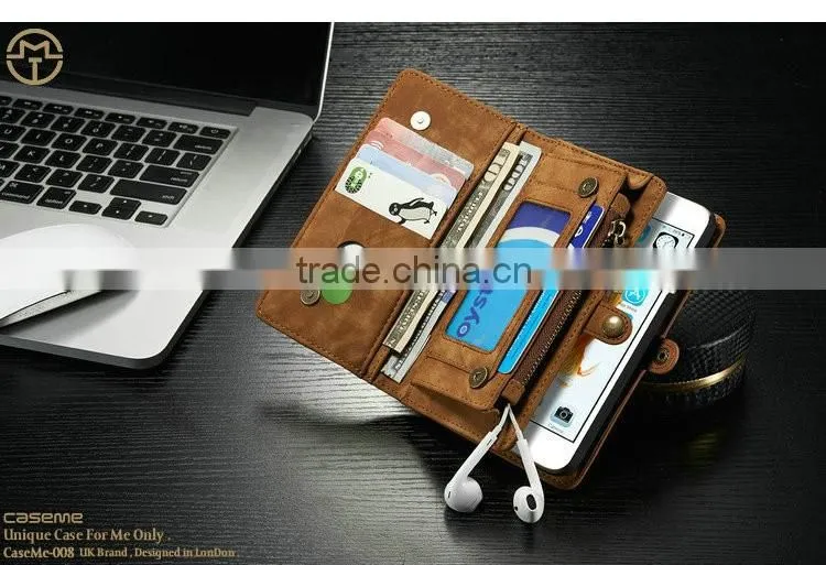 iCase manufacturer wholesale custom design wallet leather cell phone case for iphone 6s plus