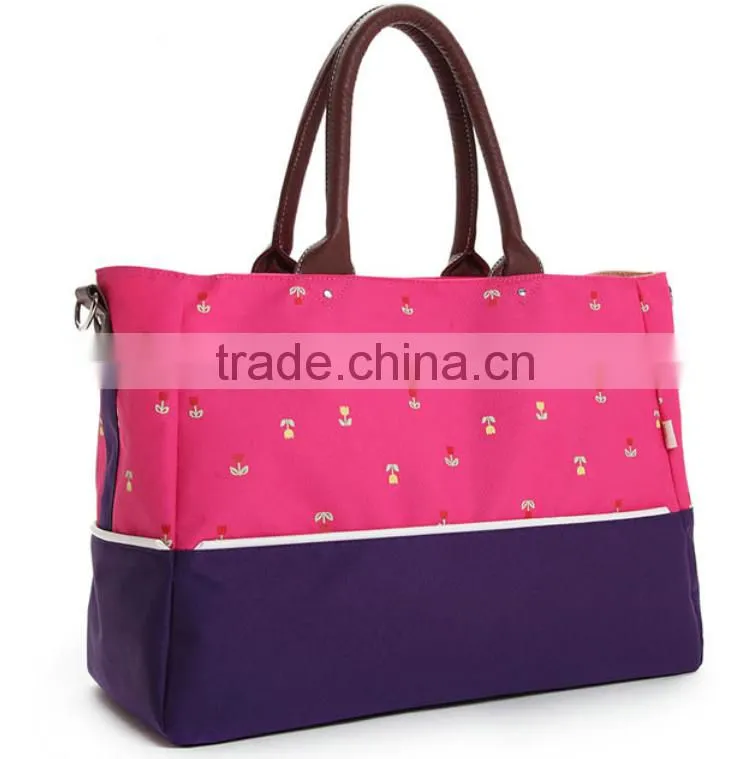 2015 new design wholesale baby diaper Mummy bag