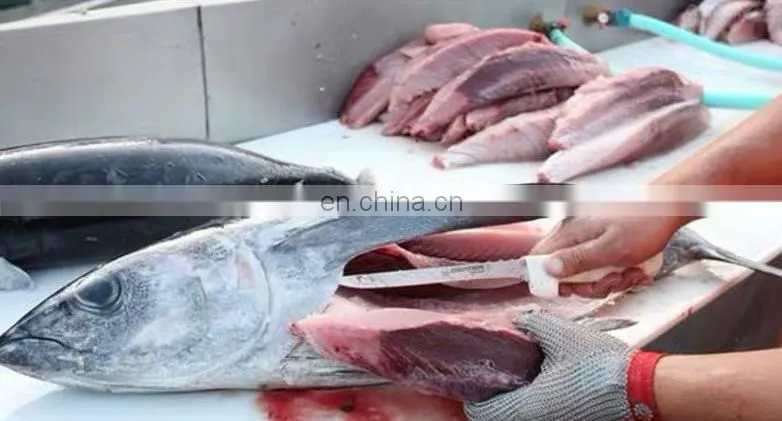 Safety Kitchen Cuts Gloves for Oyster Shucking Fish Fillet Processing 304 Stainless Steel Mesh Cut Proof Butcher Work Gloves