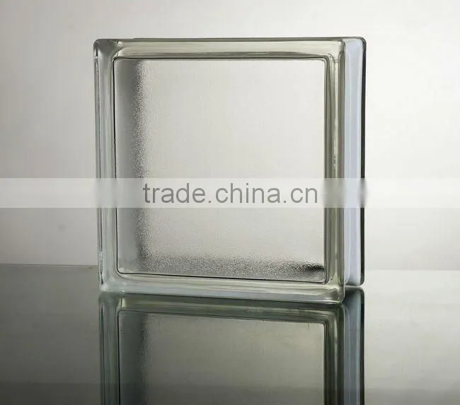 white clear glass brick for decoration