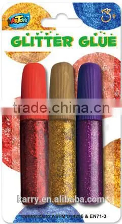 3ct*6ml Glitter Glue A0409