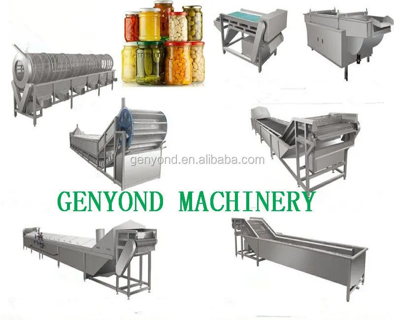 Complete Canned Mushroom Production Line