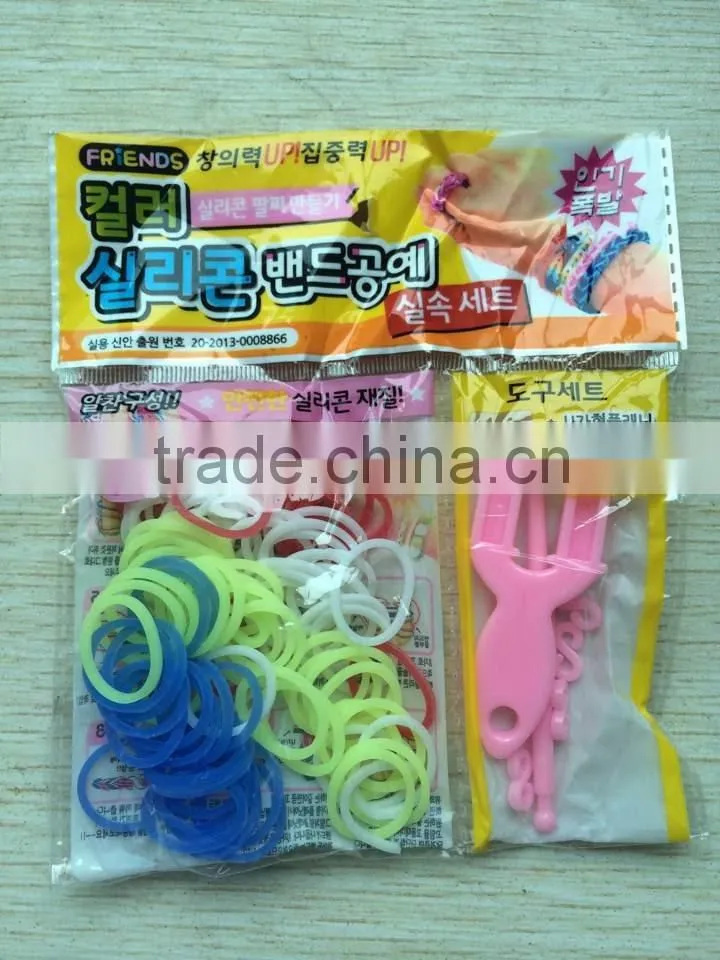 Promotion Crazy Loom Bands, Colorful Loom Bands Kit