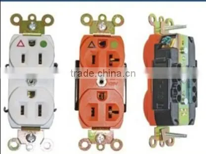Professional Design UL Listed Hospital Grade US screw socket/nema 5-20r receptacle/US female electrical outlet