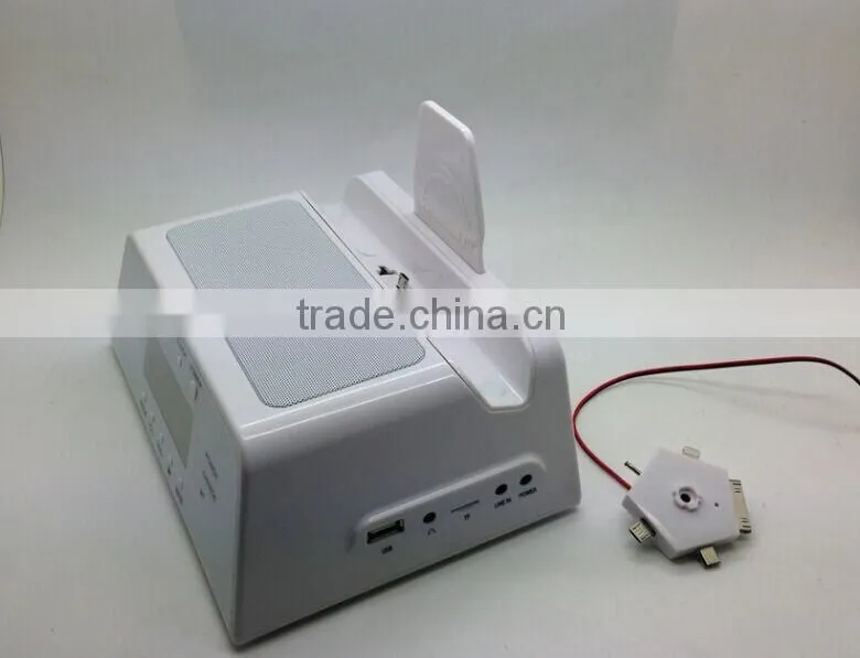 Super Sound manual for mini digital speaker for universal mobile phone usb docking station