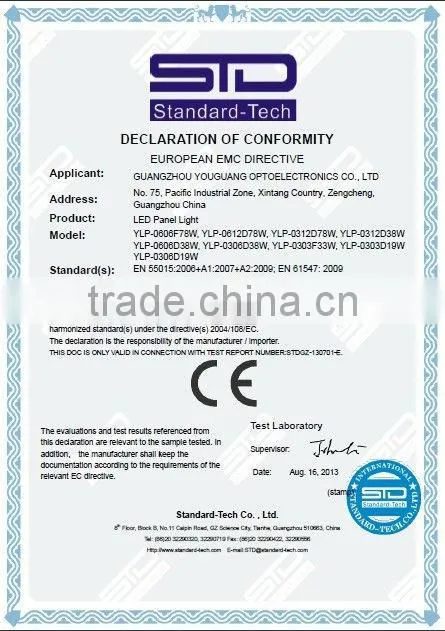 UL/DLC 600*600 LED Panel light ,38W,40W panel light ceiling led,Square panel light
