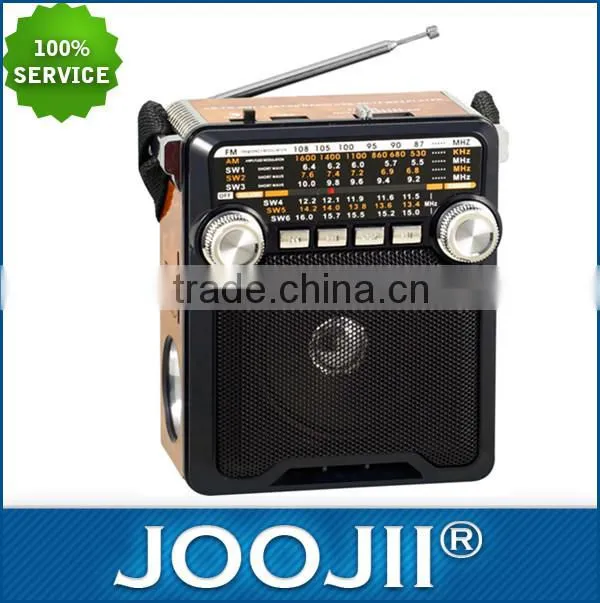 Hot seller AM/FM/SW1-6 8 BAND portable retro radio