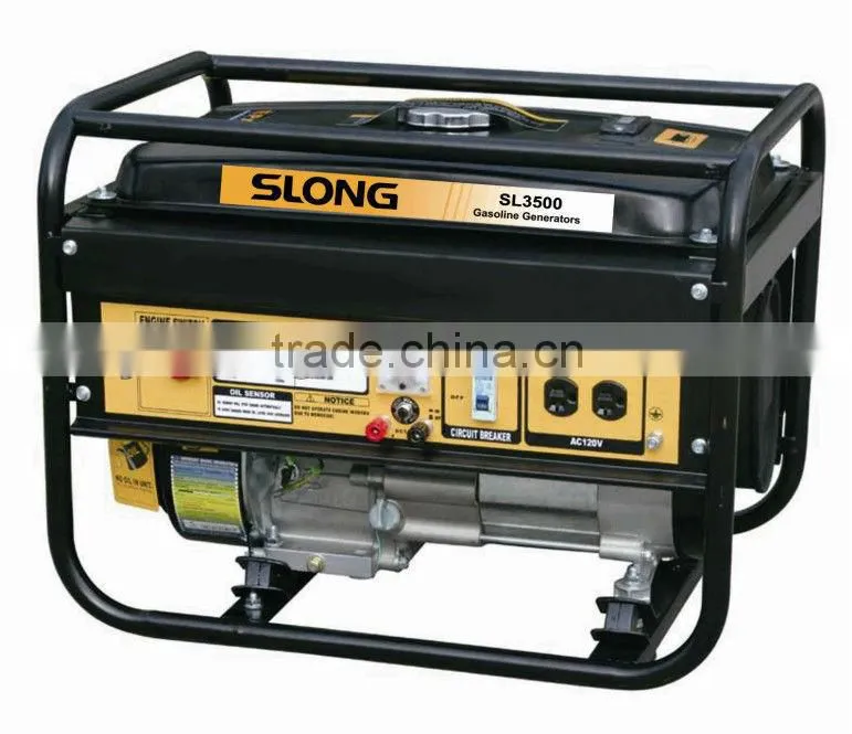 Key start 6.0kw gasoline generator with wheel kit