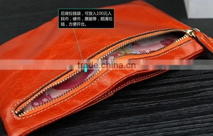 Top quality Soft genuine leather wallet 4 colors