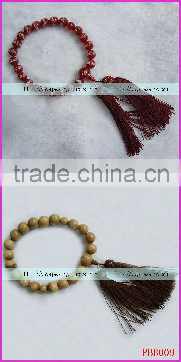 PBB002 hematite japanese prayer gemstone rosary beads
