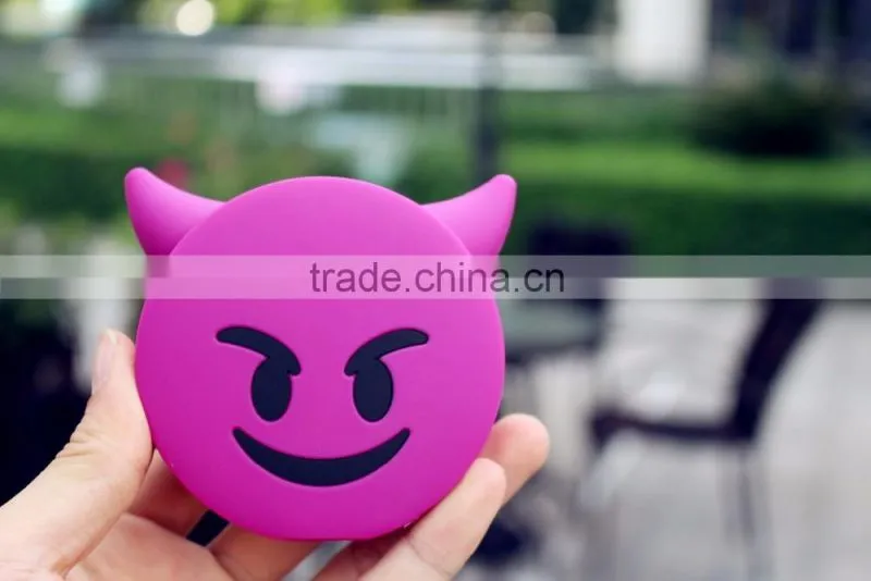 (Hot) Emoji leaf power bank/Cartoon leaf power charger/Cartoon mobile power