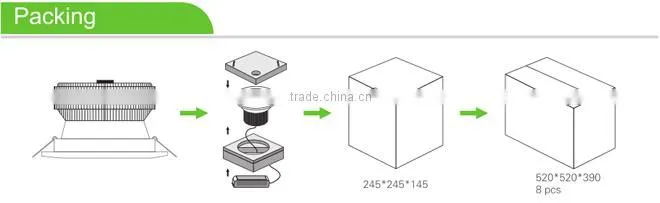alibaba china best selling products 50w led downlight