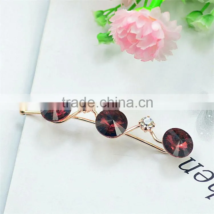 Wedding Bridal Crystal Rhinestone Hair Pin Glass Stone Hairpin Diamante Hair Clip