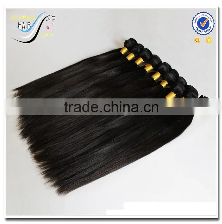 Top Quality Fast Delivery Wholesale Brazilian Bundle Hair Natural Black Color 100% Virgin Human Hair Weave