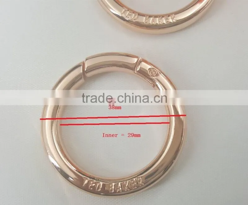 Sedex Audited Factory 2 Pillar Zinc alloy Metal Ring