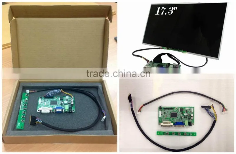17.3" Flat Panel Display plus Lcd Controller Board DIY kits