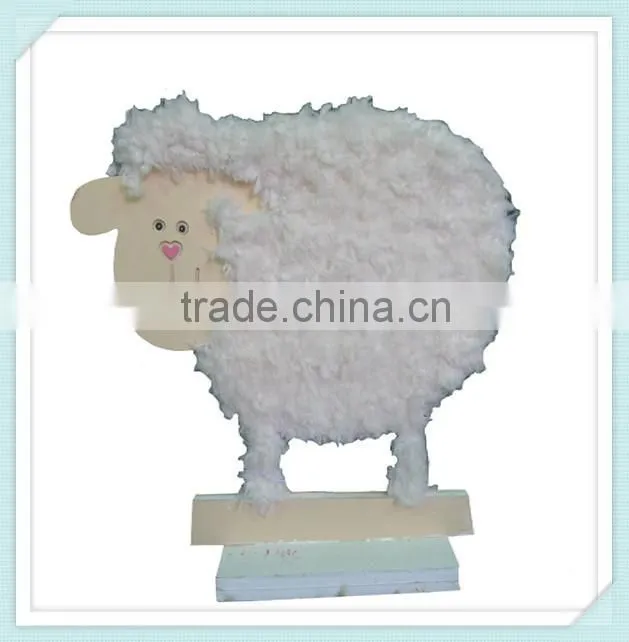 wooden sheep craft