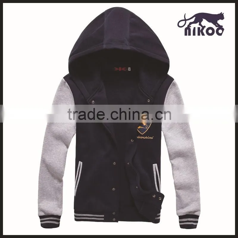 High quality custom baseball jackets,varsity jackets, hood baseball jackets