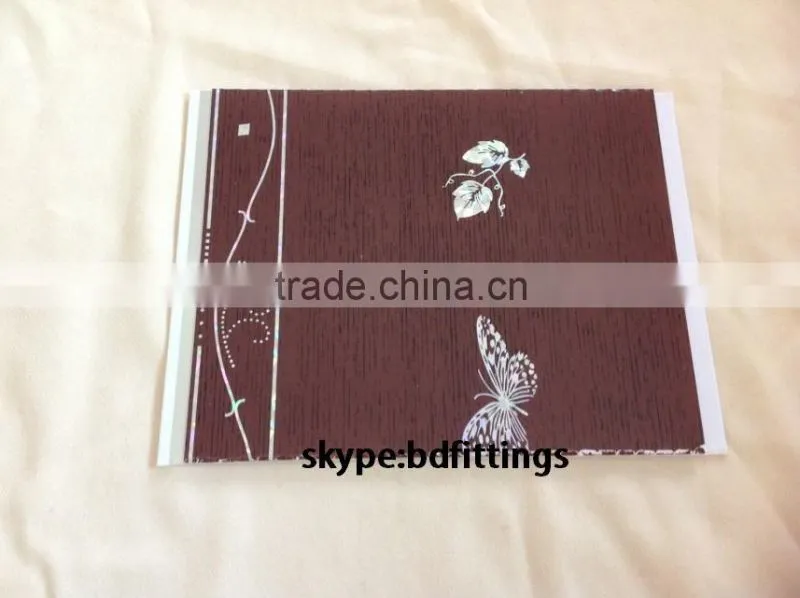 hot stamping ceiling tiles plastic wall panels chinese pvc panel