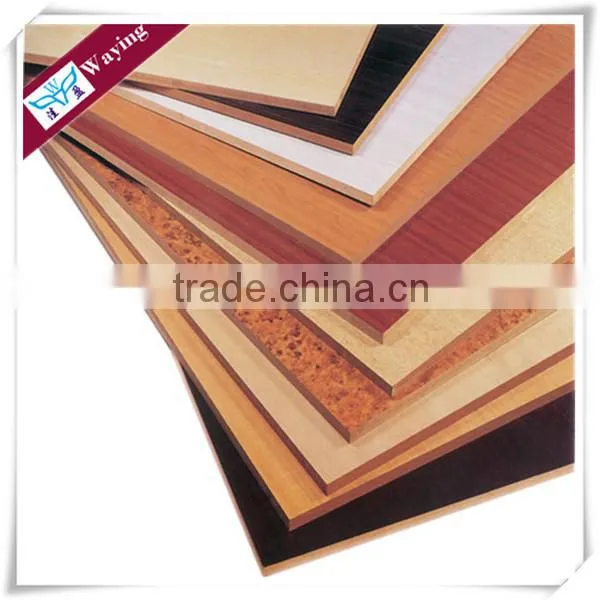 white melamine MDF board for kitchen cabinets design