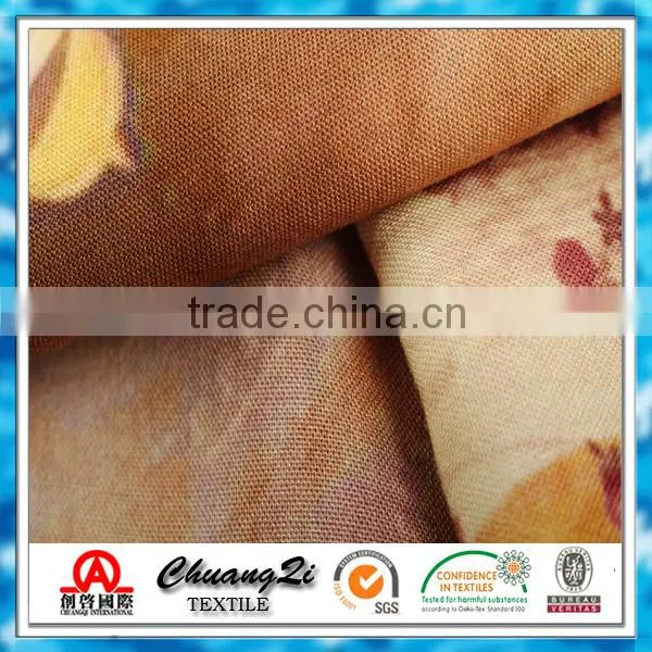 Printed Rayon Challie fabric made in china 2015
