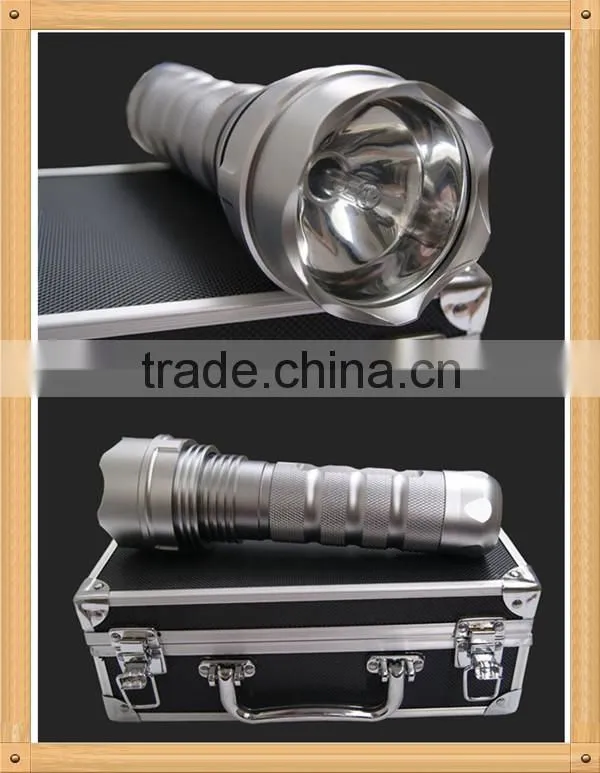 High power rechargeable torch hid flashlights