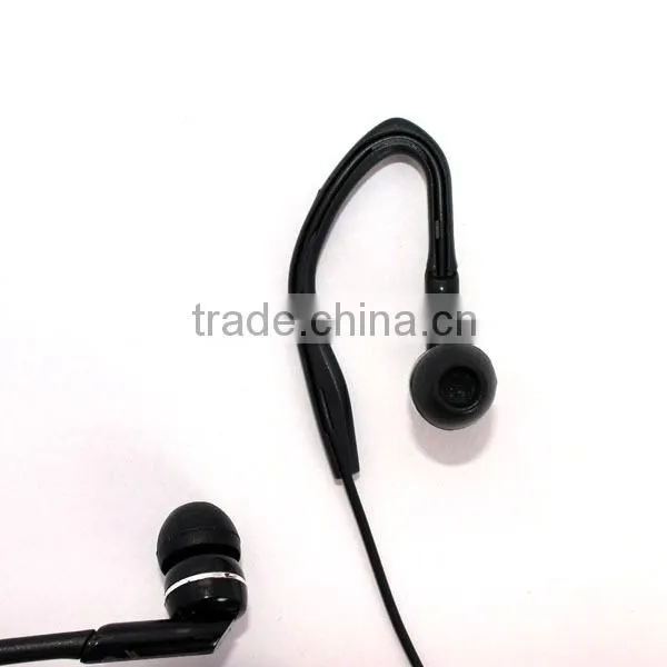 2014 product new super bass stereo fashion mp3 mobile phone sport earhook headphones china factory manufacturer