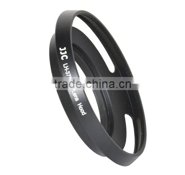 37mm Lens Hood JJC LH-37EPII BLACK Vented Lens Hood 37mm Metal Lens Hood for Olympus