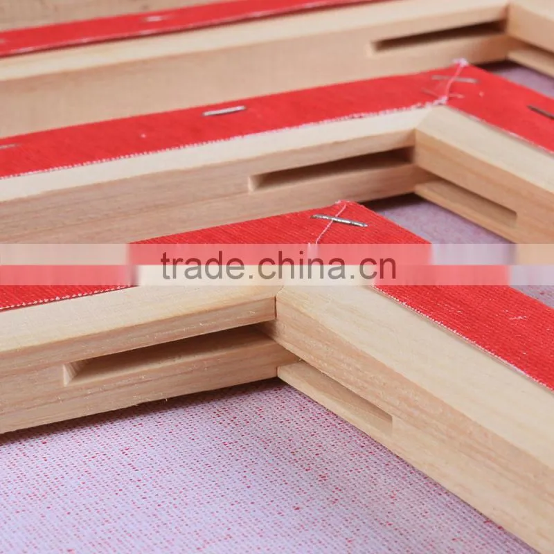 Free Sample Artist Stretched Large Red Cotton Canvas