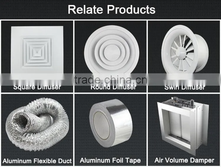 galvanized sheet ceiling swirl air diffuser
