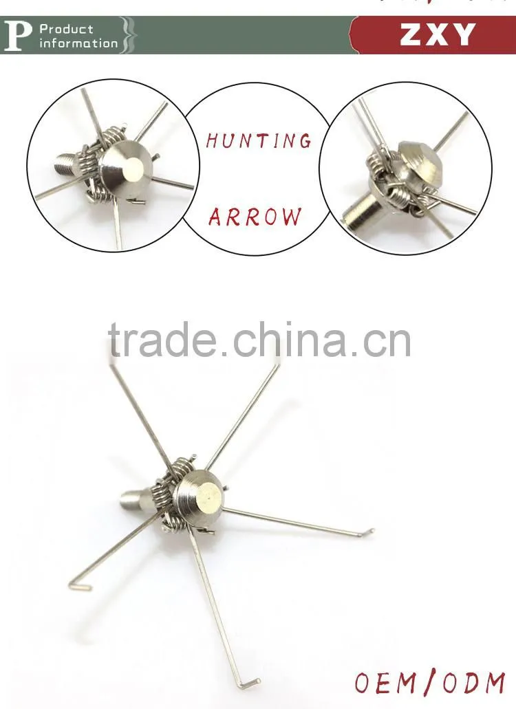 100gr Judo Arrow Points Stainless Steel Broadhead for Small Animal Game